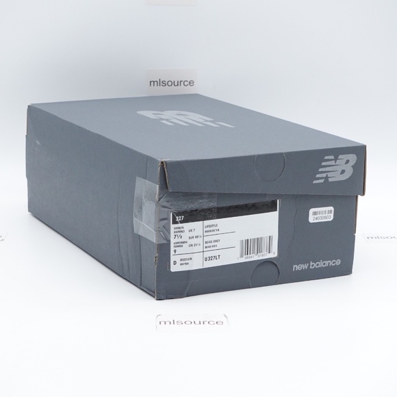 NEW Size 9 Women's New Balance 327 Sneakers U327LT Moonbeam/Shadow Grey - Picture 7 of 10